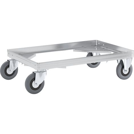 Certeo, Plateau roulant en aluminium, hauteur de chargement 150 (1/5)