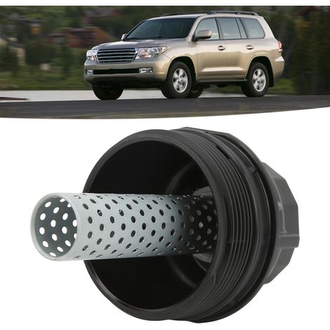 Couvercle de boîtier de filtre à huile avec bouchon, compatible avec Toyota/Lexus V8 Tundra LX570 2008-2020 15620-0S010 (1/5)