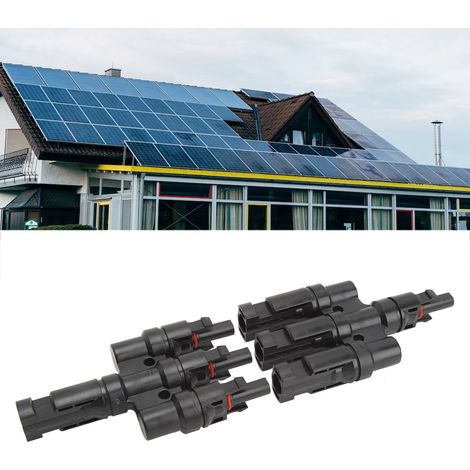Solar-PV-T-Verbinder für Parallelschaltung IP67 PPO 151 g 2 Stück Hochstrom wasserdicht UV-beständig (1/5)