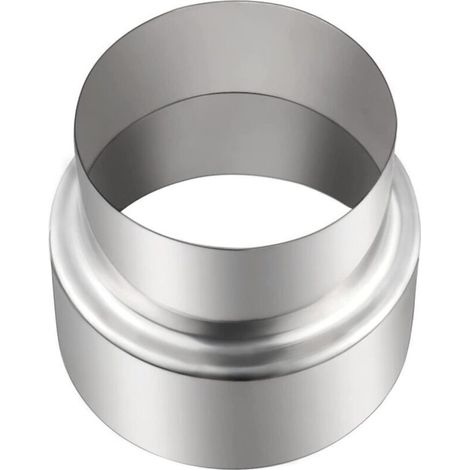 Réducteur de tuyau de poêle en acier inoxydable 100mm à 90mm – Raccordement cheminée – Résistant à la chaleur et à la corrosion – Montage facile (1/4)