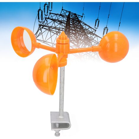 Isolierte, windbetriebene Vogelabwehranlage, elektrischer Turm, Obstgarten, reflektierende Vogelabwehranlage für Flughäfen, visuelle reflektierende Vogelabwehranlage, Vogelabwehranlage mit großem Eise (1/5)
