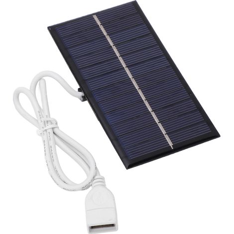 Panneau solaire 6V 1W portable DIY chargeur solaire cellule photovoltaïque pour téléphone portable éclairage domestique (1/5)