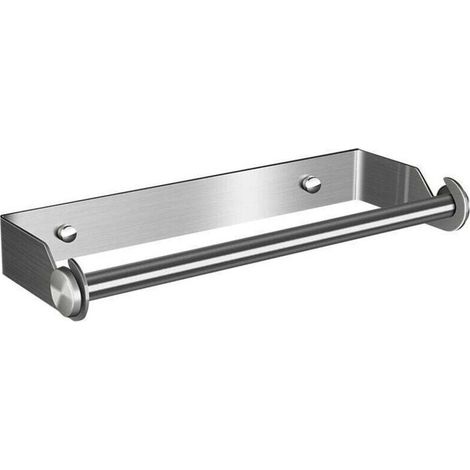 Support pour Porte Papier Cuisine Essuie Tout en Acier Inoxydable Derouleur Essuie Tout Distributeur Sopalin Dérouleur Essuie Tout Porte Rouleau de Cuisine Mural pour 27CM (1/4)