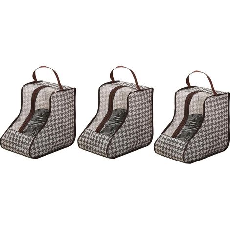 3-piece boot storage bag set, waterproof shoe bag, portable boot bag with handle, 202828 cm.