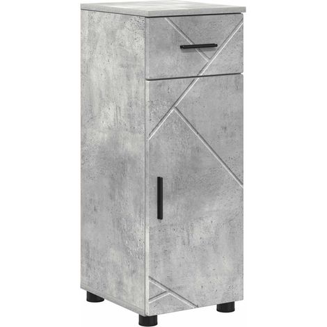 Gabinete de Baño Gris Concreto 30 x 35 x 80 cm vidaXL (1/5)