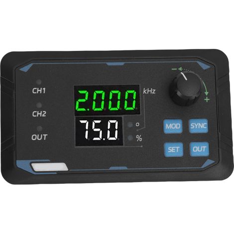 Générateur de signaux PWM à 2 canaux, 1 Hz-150 kHz, cycle de service de phase 0°-360° réglable (1/5)