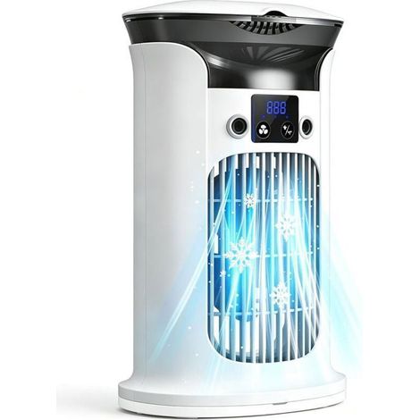 Ventilateur de Climatisation 880ML,Mini Climatiseur,Petite Climatisation Mobile pour pièce, Mobile sans tuyau d'évacuation (1/5)