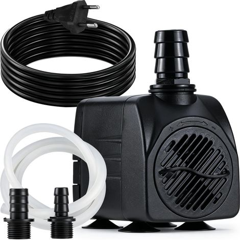 Mini Pompe à Eau Submersible 1500 L/h 25W - Débit Réglable et Silencieuse pour Aquarium et Fontaine (1/5)