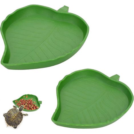 Lot de 2 gamelles d'eau pour reptiles - Pour lézards, hamsters, serpents - 2 tailles (1/5)