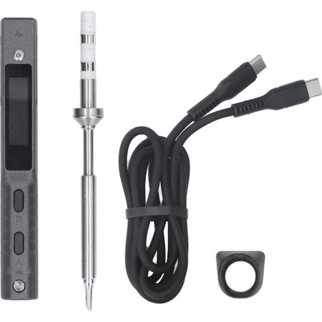 MINIWARE – ensemble de fer à souder intelligent, Mini Kit, plage de température réglable de 50 à 400 ℃, USB TYPE C 65W DC9-24V TS101 (1/5)