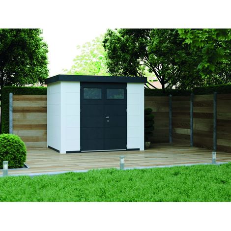 Caseta Metalica Jardin Novo Habitat Nh5 Blanca (1/5)