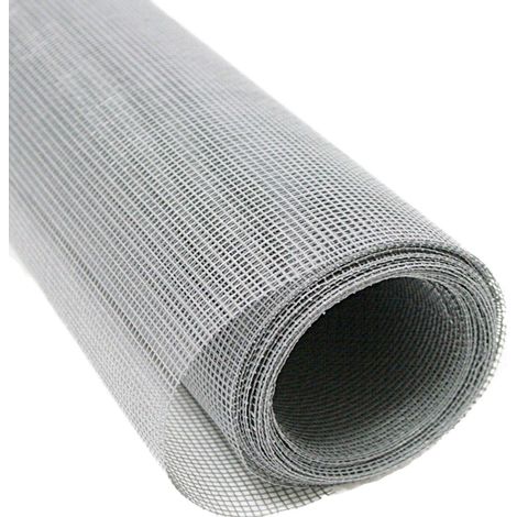 ZANZARIERA IN FIBRA DI VETRO 18X16MM ALTEZZA 120CM LUNGHEZZA 30MT - GRIGIO - PHIFER