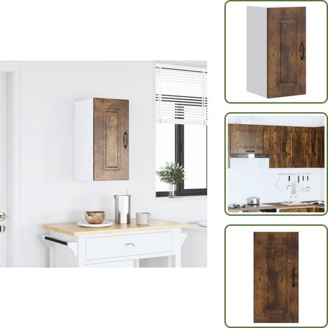 vidaXL Küchen-Hängeschrank Kalmar Räuchereiche Holzwerkstoff (1/5)