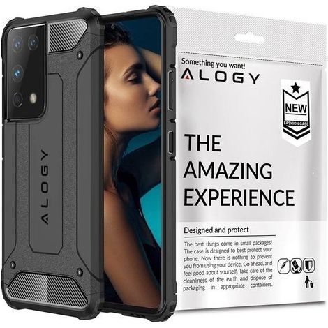 Coque rigide Alogy pour Samsung Galaxy S21 Ultra Grise (1/5)