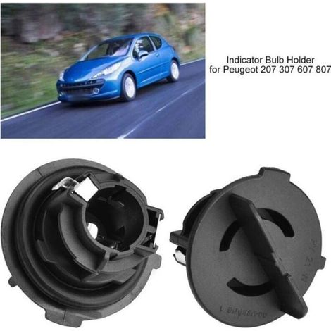Support d'ampoule d'indicateur, douille d'ampoule de clignotant pour Peugeot 207 307 607 807 621546 (1/4)
