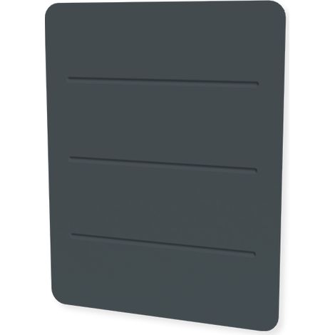 Carrera – Radiateur à inertie électrique 1000W – Céramique + film – Gris anthracite – Format horizontal – Thermostat électronique (1/4)