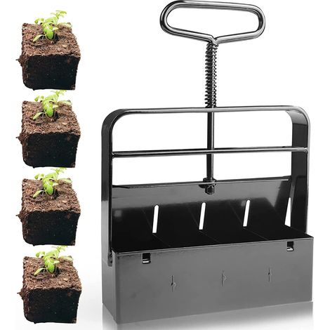Bloqueur de Sol Portatif, Outils de Jardinage, Outil de Blocage du Sol, Antidérapante pour la Transplantation de Plantes (1/5)