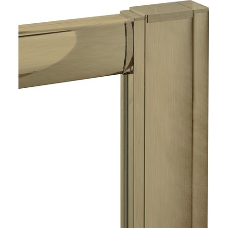 Nuie Rene 1900mm Profiles 20mm Extension (Pack of 2) - Brushed Brass