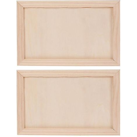 2 cadres à tableau en bois (1/3)