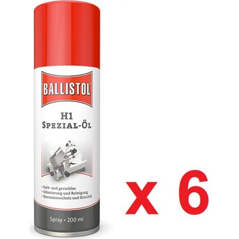 Öl Ballistol H1 - Spray 200 Ml Schachtel mit 6 Stück.