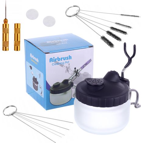 Luftbürsten-Reinigungstank, Bürsten, Drähte, Nadeln, Filter