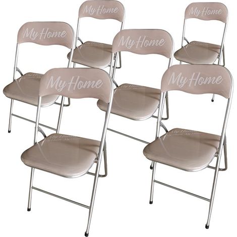 SET 6 SEDIE MAURY'S MY HOME IN COLORE TORTORA