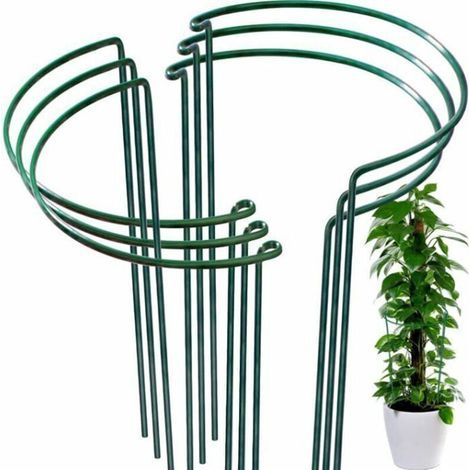 10 Tuteur Plante 25x40cm Supports pour Plantes Grimpantes et Fleurs Tuteurs Tomates Jardin (1/4)