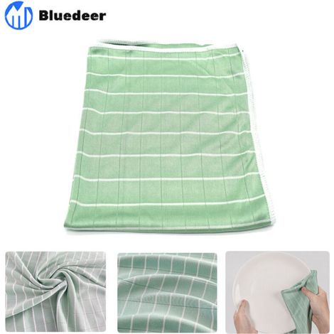 Lot de 12 Chiffons Microfibre Bambou 40x40 cm – Spécial Professionnels – Idéal pour Lustreur et Nettoyage de Surfaces Lisses et Fragiles – TVA Récupérable (1/4)
