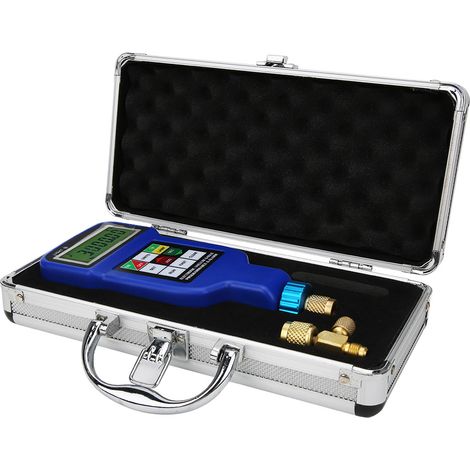 Jauge de vide numérique programmable multifonction WK-VG88, raccord femelle G1/4in, manomètre électronique précis pour mesure de pression, contrôle et surveillance. (1/5)