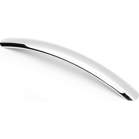 tirador de mueble heracle. aluminio. cromo brillante distancia 224 (1/2)