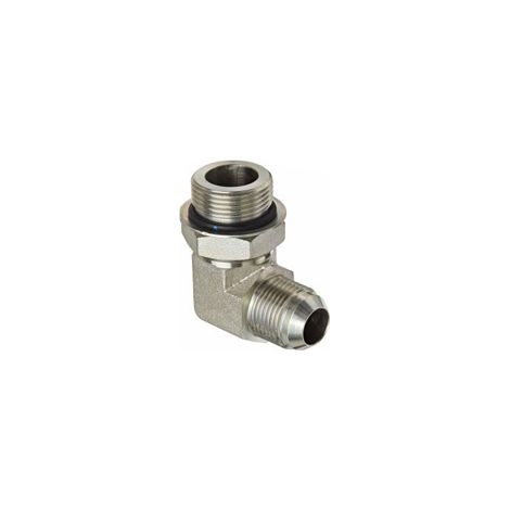 90°-JIC-Winkelverbinder 3/4"/ 9/16 UNF (1/2)