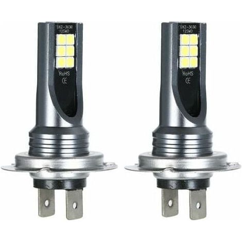 Faro delantero de coche, luz blanca, H7, 2 unidades (1/4)
