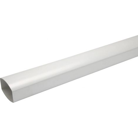 Nicoll – Tuyau descente ovation blanc 4m – Raccord pour gouttière en Techtan – Résistance aux températures -40° à +60°C – Capacité hydraulique 100m²