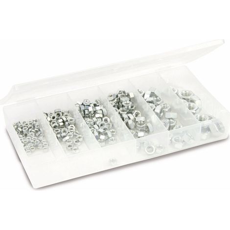 Sort. Muttern, 300-teilig, in Box