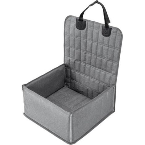 Housses de Siège, Housse de Siège avec Une Boucle Réglable et Une Fermeture éclair Housse de pour Chien, Tapis pour Animaux de Compagnie, de Amovible pour Chien pour des Voyages Sûrs et (Grey)