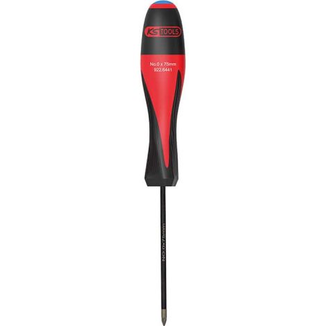 Schraubendreher KS TOOLS Ultimate Grip - Diamantspitze - Pozidriv - PZ0 x 75mm - 922.6441