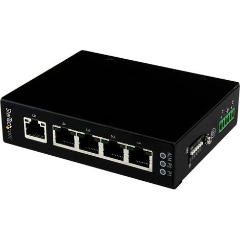StarTech.com Switch di rete industriale IES51000 non gestito 5 porte Gigabit montabile (1/4)