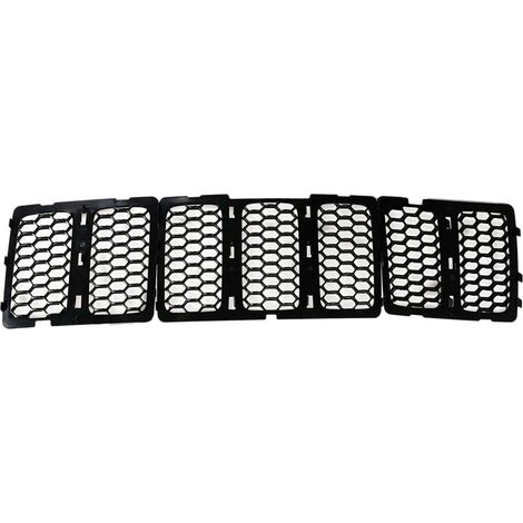 Paquete de molduras de malla negra para la parrilla delantera del Grand Cherokee 2014-2016.