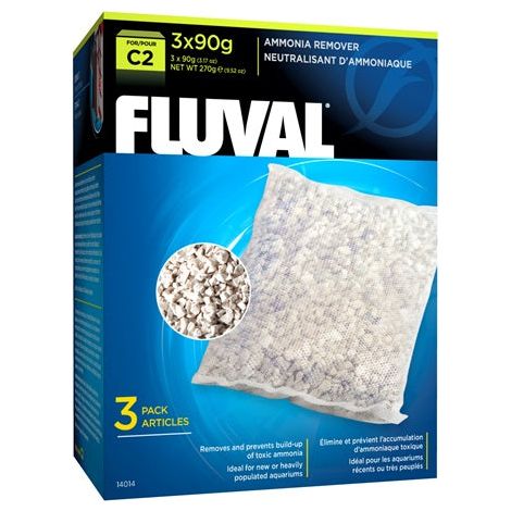 Eliminador amoniaco para filtro mochila Fluval C - Pack de 3