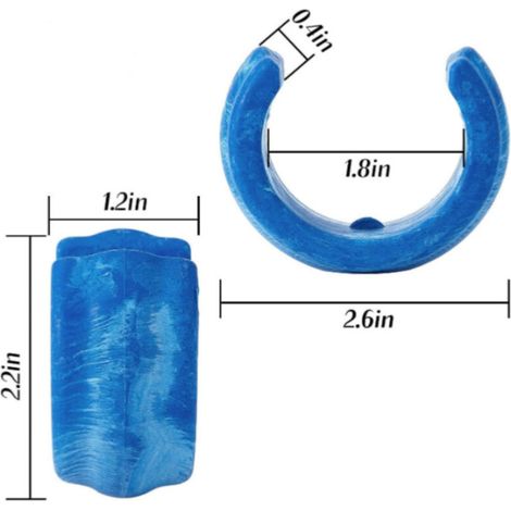 Contrepoids pour tuyau de piscine, contrepoids de type C pour tuyau de nettoyage de piscine, compatible avec Zodiac Baracuda W83247 X (1/4)