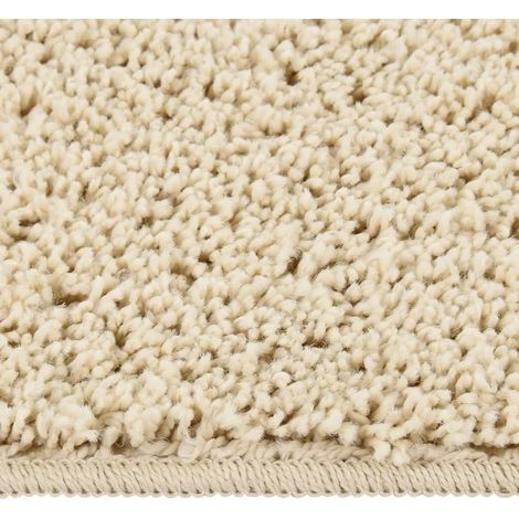 Tapis shaggy antidérapant Crème 200x290 cm (1/5)