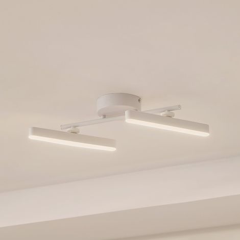 [GEBRAUCHT] B-Ware Lindby Strahler Lichtleiste Led Spot Weiß Dimmbar Eldrin 2 Flammig 3000 K Decke