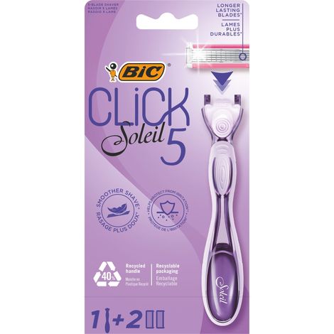 Rasoir Bic System Click Soleil 5 pour femme (1 pièce)