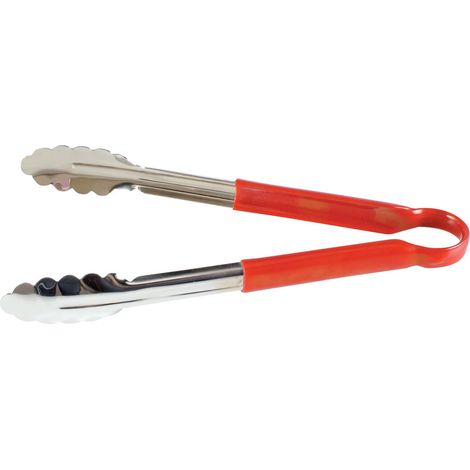 Pince du Chef en Inox Manche Rouge - Longueur 300 mm - L2G