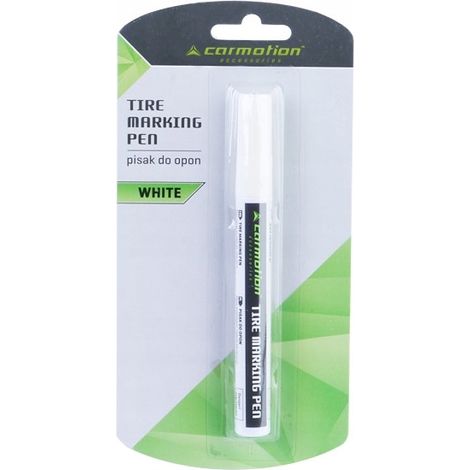 MARQUEUR BLANC PERMANENT CARMOTION 58020 1 PIÈCE (1/4)