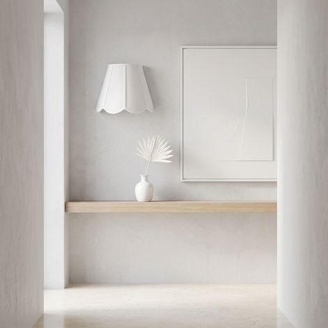 Aplique de Pared con Pantalla de Lino Blanco  Serie YARA (1/5)