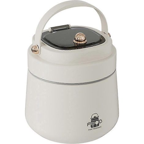 Boîte à lunch isotherme en acier inoxydable pour adultes avec cuillère et fourchette, A-- (1/5)