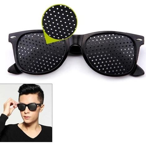 Lunettes à Trous Sténopé Protectrices pour Améliorer la Vision (1/4)
