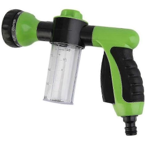 25-26 Garden Hose Attachment Spray Gun Nozzle With Reservoir For Soap/fertiliser (1/4)