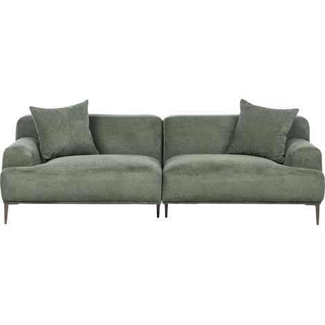 Sofa 3 Seater MATILA Fabric Green (1/5)